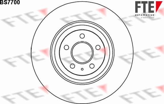 FTE BS7700 - Тормозной диск www.autospares.lv