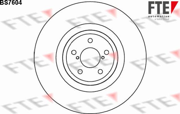 FTE BS7604 - Bremžu diski autospares.lv