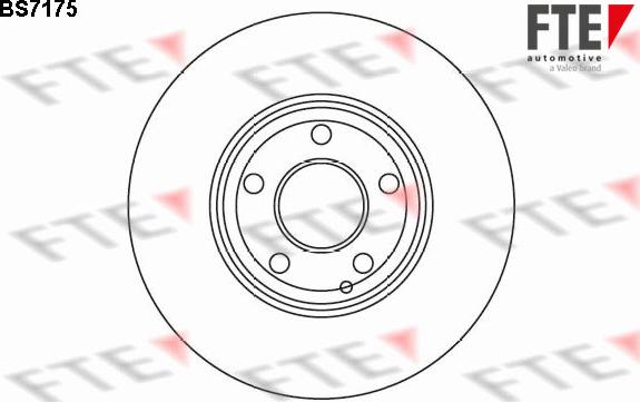 FTE BS7175 - Bremžu diski www.autospares.lv