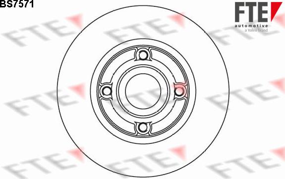 FTE BS7571 - Bremžu diski autospares.lv