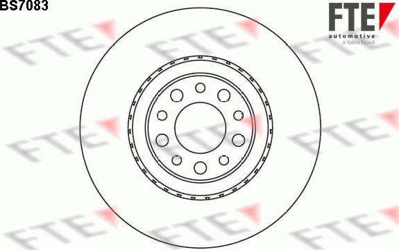 FTE BS7083 - Brake Disc www.autospares.lv