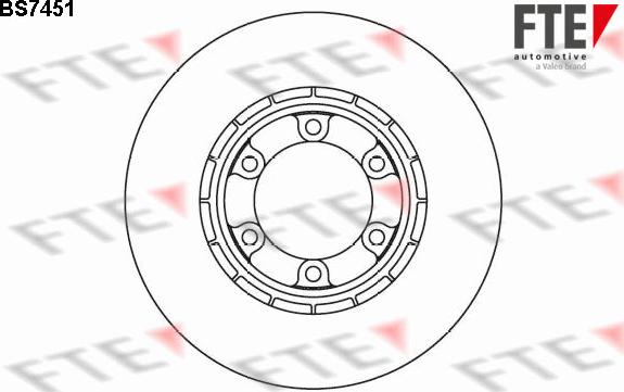 FTE 9072493 - Bremžu diski www.autospares.lv