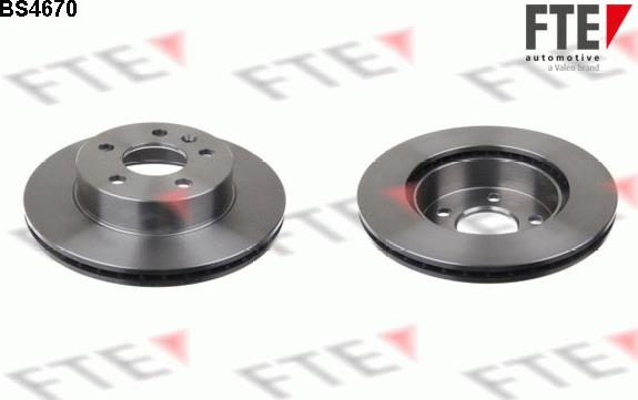 FTE 9072070 - Brake Disc www.autospares.lv