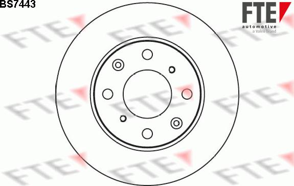 FTE 9072855 - Brake Disc www.autospares.lv