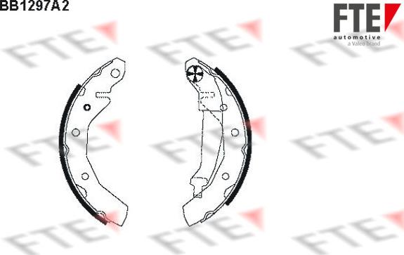 FTE 9100068 - Bremžu loku komplekts www.autospares.lv