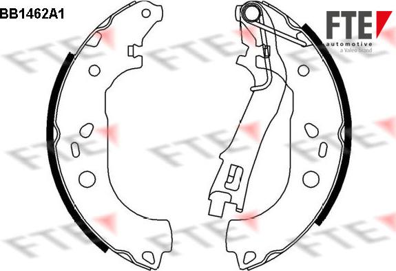 FTE BB1462A1 - Bremžu loku komplekts autospares.lv