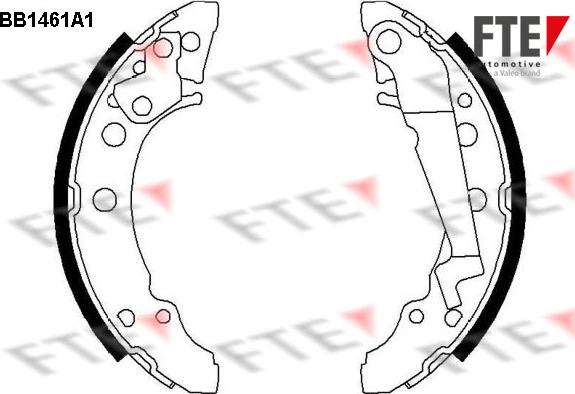 FTE 9100179 - Brake Shoe Set www.autospares.lv