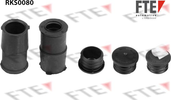 FTE 9334541 - Virzītājčaulu komplekts, Bremžu suports www.autospares.lv