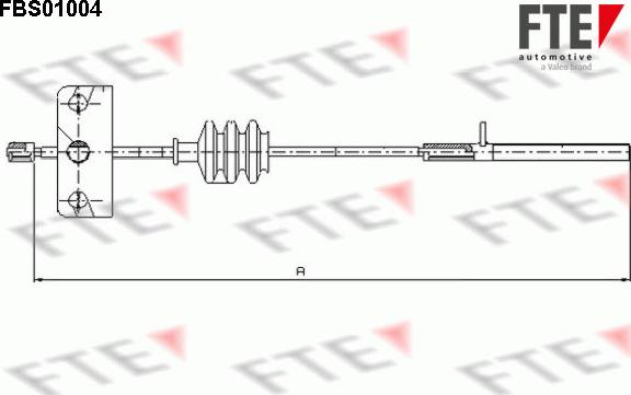 FTE 9250000 - Trose, Stāvbremžu sistēma www.autospares.lv