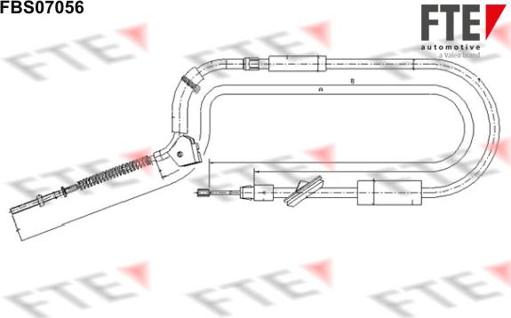 FTE 9250211 - Trose, Stāvbremžu sistēma www.autospares.lv