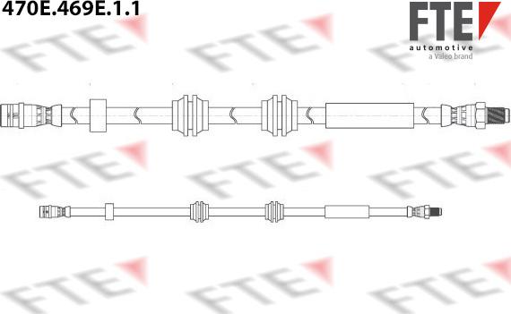 FTE 9240666 - Bremžu šļūtene autospares.lv