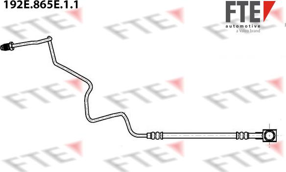 FTE 192E.865E.1.1 - Bremžu šļūtene www.autospares.lv