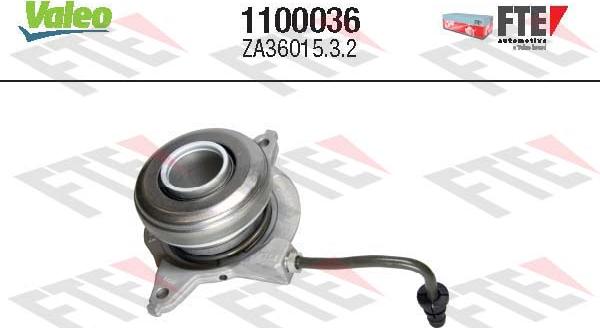 FTE 1100036 - Centrālais izslēdzējmehānisms, Sajūgs www.autospares.lv