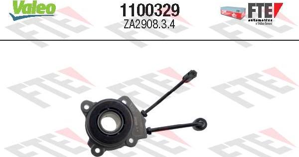 FTE 1100329 - Centrālais izslēdzējmehānisms, Sajūgs www.autospares.lv