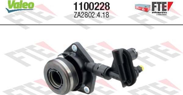 FTE 1100228 - Centrālais izslēdzējmehānisms, Sajūgs www.autospares.lv