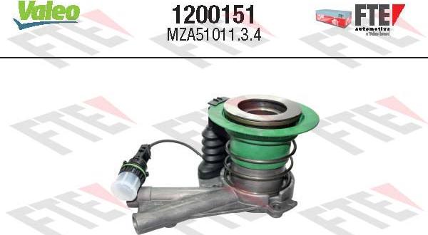 FTE 1200151 - Centrālais izslēdzējmehānisms, Sajūgs www.autospares.lv