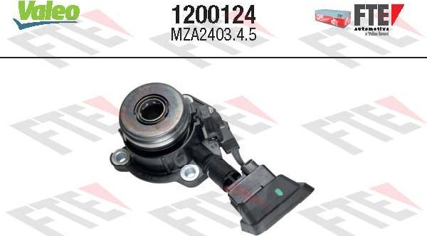 FTE 1200124 - Centrālais izslēdzējmehānisms, Sajūgs www.autospares.lv