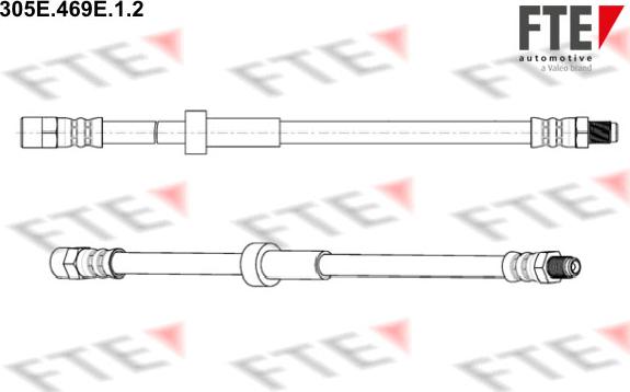 FTE 9240471 - Bremžu šļūtene www.autospares.lv