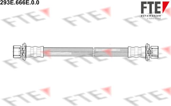 FTE 293E.666E.0.0 - Bremžu šļūtene autospares.lv