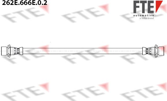 FTE 262E.666E.0.2 - Bremžu šļūtene autospares.lv