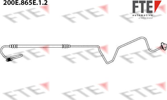 FTE 200E.865E.1.2 - Bremžu šļūtene www.autospares.lv