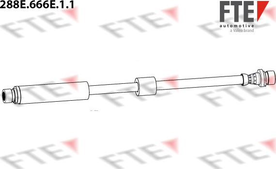 FTE 288E.666E.1.1 - Bremžu šļūtene www.autospares.lv