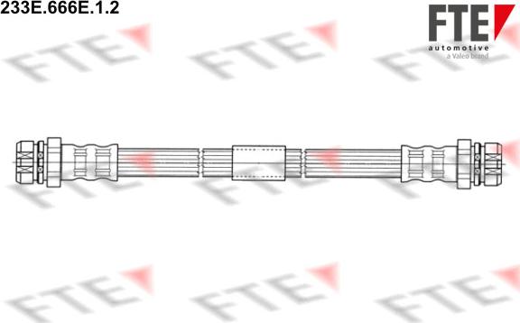 FTE 233E.666E.1.2 - Bremžu šļūtene www.autospares.lv