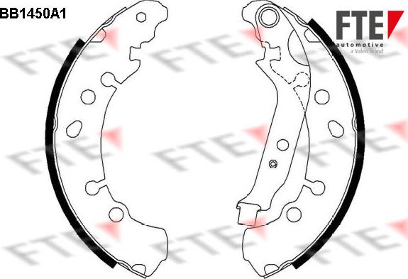 FTE BB1450A1 - Bremžu loku komplekts www.autospares.lv
