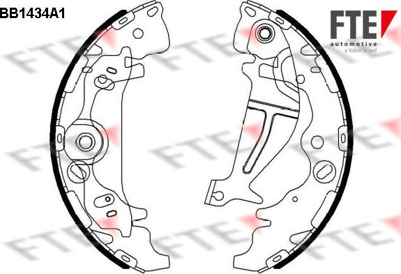 FTE BB1434A1 - Bremžu loku komplekts www.autospares.lv