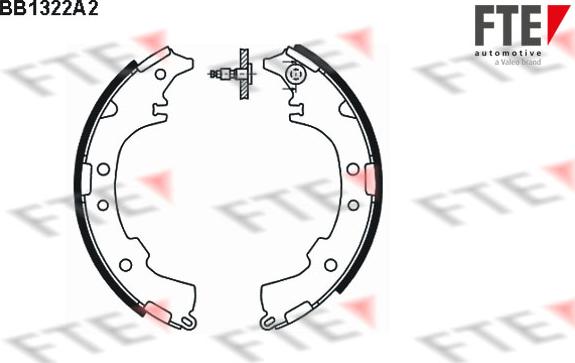 FTE BB1322A2 - Bremžu loku komplekts www.autospares.lv