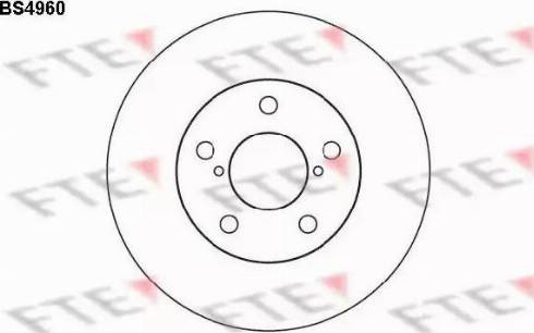 FTE BS4960 - Brake Disc www.autospares.lv