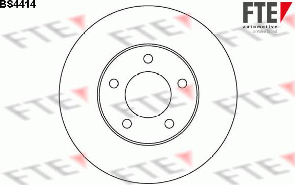 FTE BS4414 - Bremžu diski autospares.lv