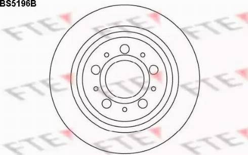 FTE BS5196B - Brake Disc www.autospares.lv