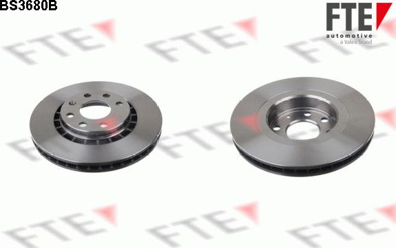 FTE BS3680B - Brake Disc www.autospares.lv