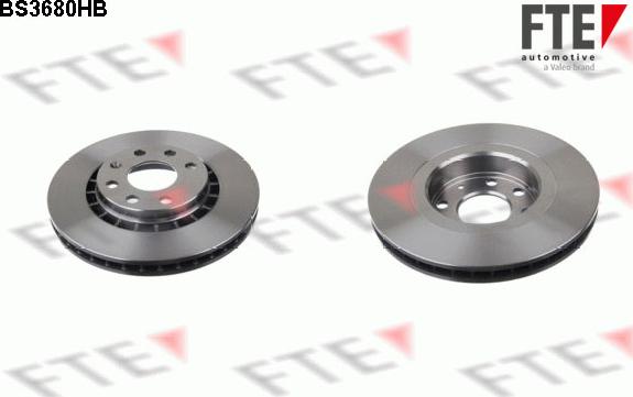 FTE BS3680HB - Brake Disc www.autospares.lv