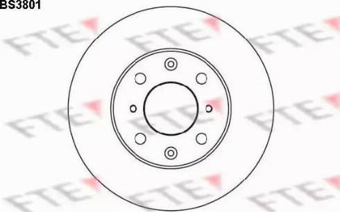 FTE BS3801 - Brake Disc www.autospares.lv