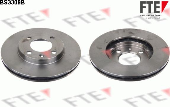 FTE BS3309B - Brake Disc www.autospares.lv