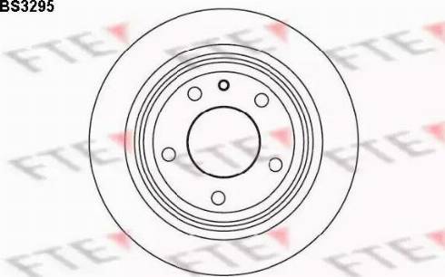 FTE BS3295 - Bremžu diski www.autospares.lv