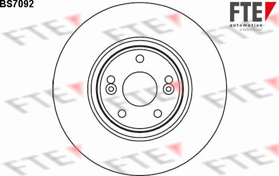 FTE BS7092 - Bremžu diski autospares.lv