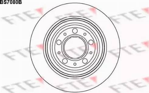 FTE BS7080B - Bremžu diski www.autospares.lv