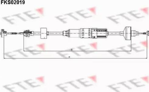 FTE FKS02019 - Trose, Sajūga pievads www.autospares.lv