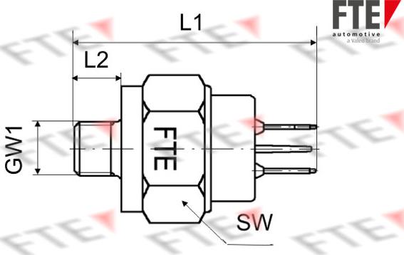 FTE H00006 - Bremžu signāla slēdzis www.autospares.lv