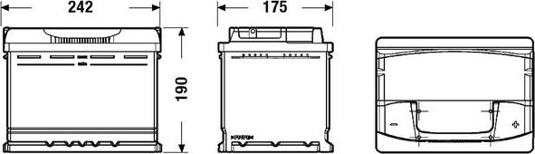 Fulmen FA640 - Startera akumulatoru baterija www.autospares.lv