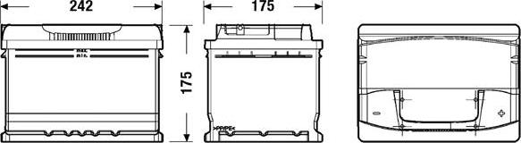 Fulmen FA612 - Startera akumulatoru baterija www.autospares.lv