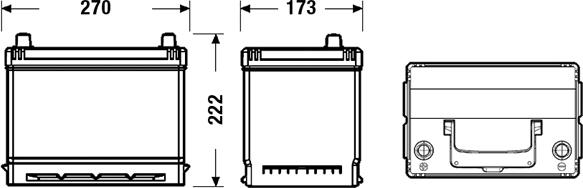 Fulmen FB705 - Starter Battery www.autospares.lv