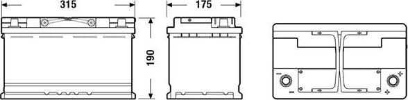 Fulmen FK800 - Стартерная аккумуляторная батарея, АКБ www.autospares.lv