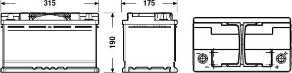 Fulmen FL800 - Стартерная аккумуляторная батарея, АКБ www.autospares.lv