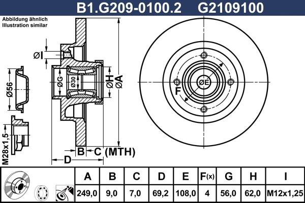 Galfer B1.G209-0100.2 - Тормозной диск www.autospares.lv