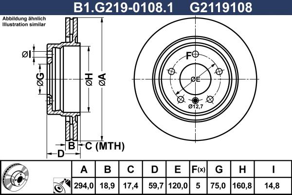 Galfer B1.G219-0108.1 - Тормозной диск www.autospares.lv