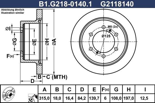 Galfer B1.G218-0140.1 - Brake Disc www.autospares.lv